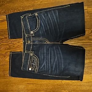 True Religion"Ricky" Relaxed Straight Jeans Size 32